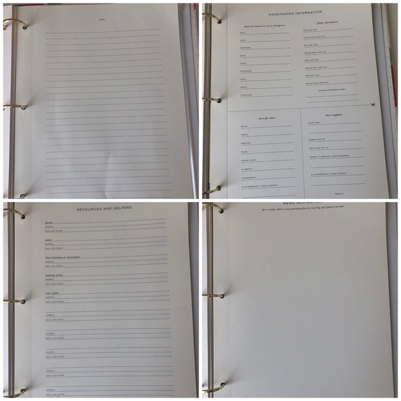 Kate Spade New York Bridal Planner - Brushy Rose Bridal Planner (NWT) - Picture 10 of 16